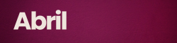 Pra Cego Ver: Arte composta por duas caixas, sendo uma rosa ao fundo e outra preta em primeiro plano. Dentro da caixa preta, há duas setas brancas para direita e o texto em branco Abril